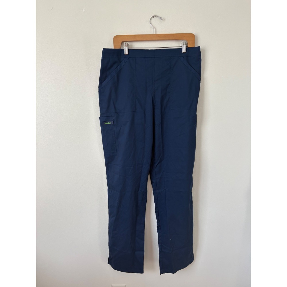 NWOT Landau CareFlex Unisex Modern Fit Scrub Pants – Blue – Size Medium
